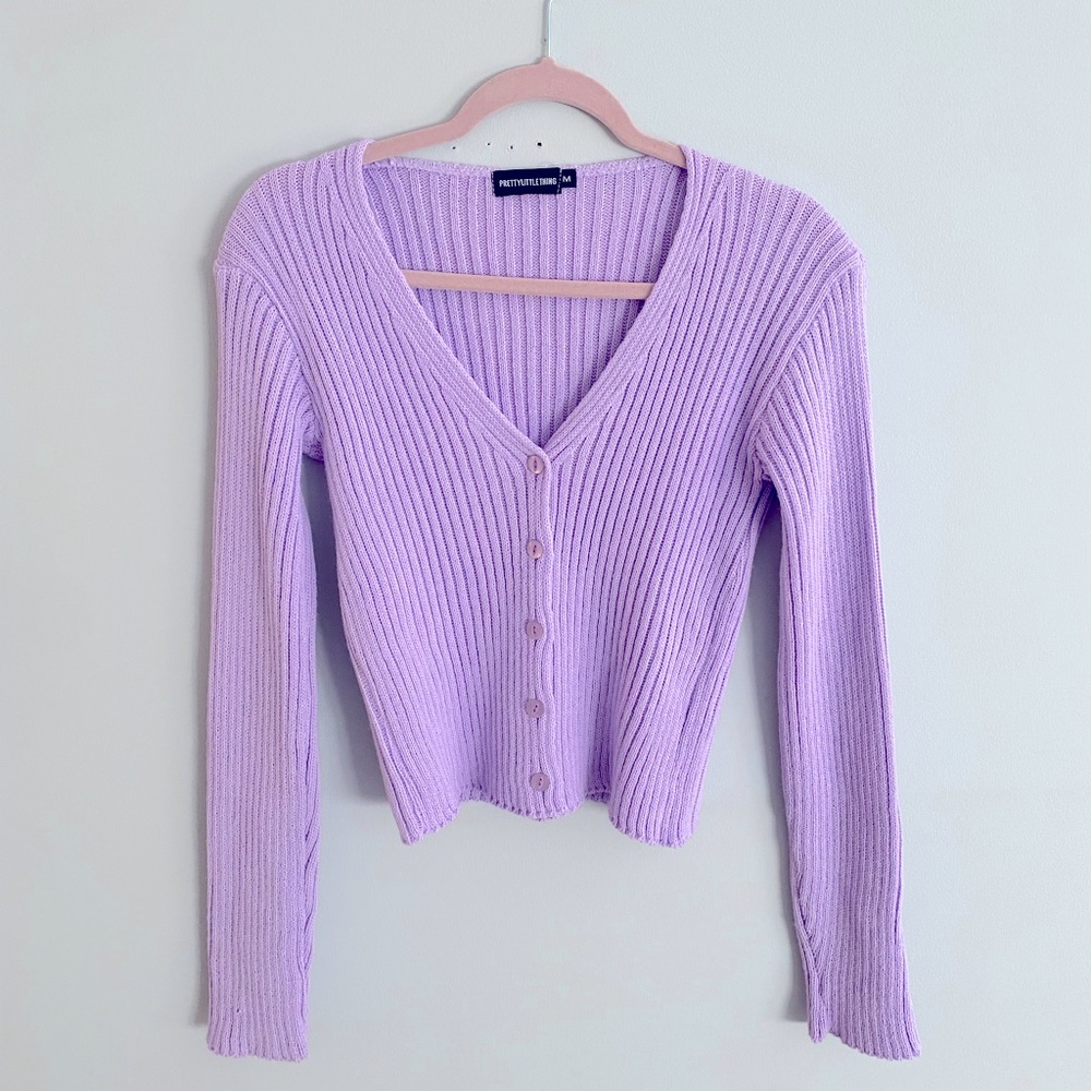 PLT Lavender Knit Sweater